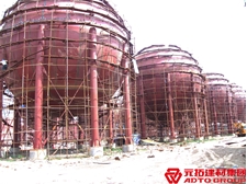 大连金鼎石油化工项目使用元拓钢跳板